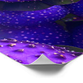 Levendig Paarse Natuur Patroon Poster (Hoek)