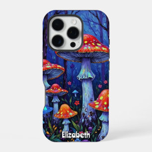 Levendig Paddenstoelenbos iPhone 16 Pro Hoesje