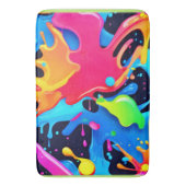 Levendig Paint Party Design Badmat (Voorkant Verticaal)