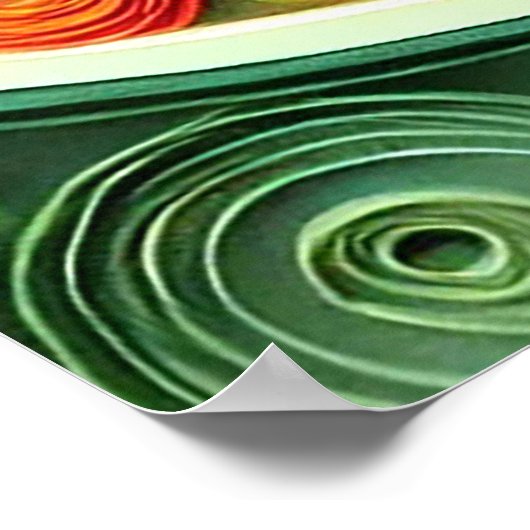 Levendig papier quilling kunst weergeven kleurrijk poster (Hoek)