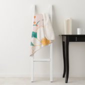 Levendig pasteltje, elegant schattig meisje sherpa deken (In situ)