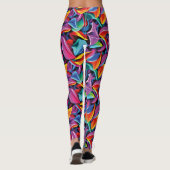 levendig patroon leggings (Achterkant)