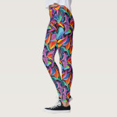 levendig patroon leggings (Links)