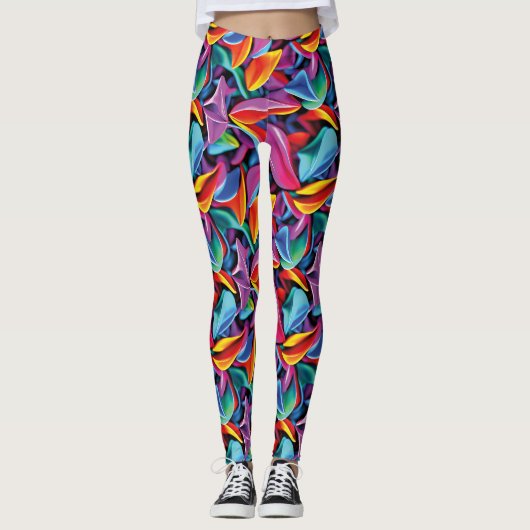 levendig patroon leggings (Voorkant)