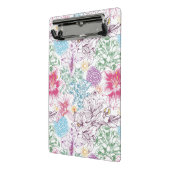 Levendig patroon met kleurrijke bloemen mini klembord (Angled2)