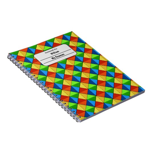 Levendig patroon notitieboek (Rechterzijde)