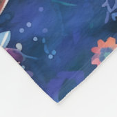 Levendig patroon van libellen fleece deken (Hoek)