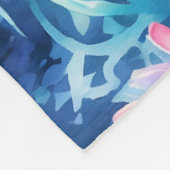 Levendig patroon van libellen fleece deken (Hoek)