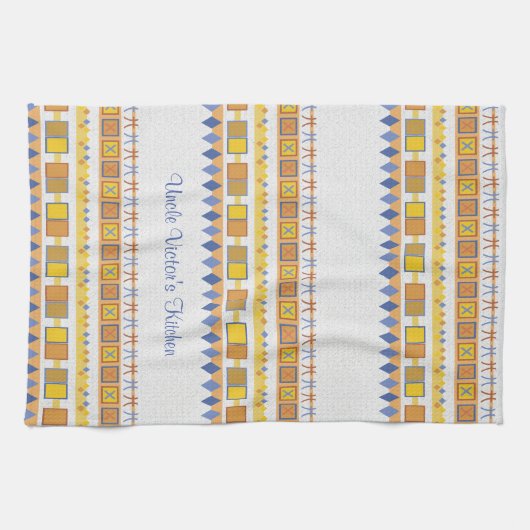 levendig Pattern oom's Kitchen Theedoek (Horizontaal)