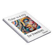 Levendig Pixel Feest Notitieboek (Rechterzijde)