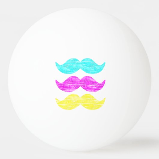 Levendig Pop Art Snor Baadpak Ping Pong Pingpongbal (Voorkant)