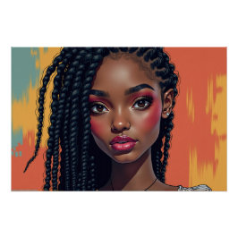 levendig portret perfect poster