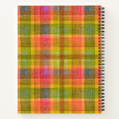 Levendig potlood kleur geruite patroon notitieboek (Achterkant)