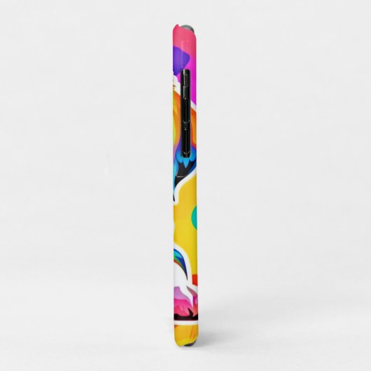 Levendig Puppy kunstwerk Case-Mate iPhone Case (Achterkant/links)