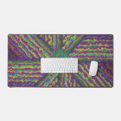 Levendig radiaal streeppatroon bureaumat (Keyboard & Muis)