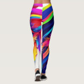 Levendig Rainbow Eye artwork Leggings (Achterkant)