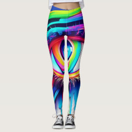 Levendig Rainbow Eye artwork Leggings