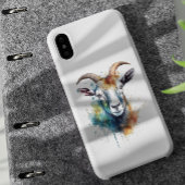 Levendig Rainbow Goat Portret iPhone Hoesje