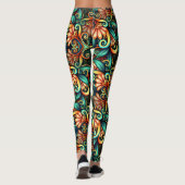 Levendig Regal Pop Mode Leggings (Achterkant)