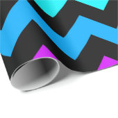 Levendig Regenboog Chevron patroon Cadeaupapier (Rol Hoek)