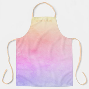 Levendig Regenboog Ombre Mengsel Schort