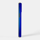 Levendig regenboog verf streep lijn patroon iPhone 15 case (Rechterkant)