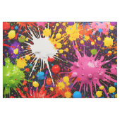 Levendig regenboog verfspattern doek, levendig, kl stof (Fat Quarter)