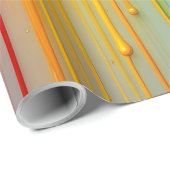 Levendig regenboogdruppeleffect inpakpapier (Rol Hoek)