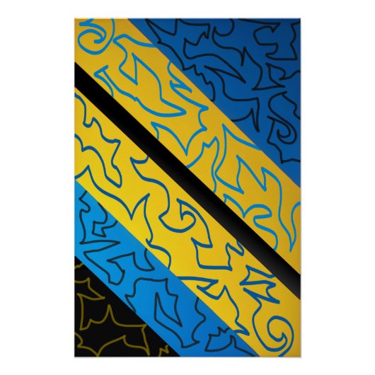 Levendig ritme Abstract Perfect Poster (Voorkant)