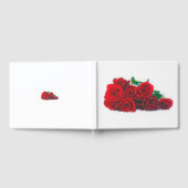 Levendig Rode Rozen Guest Book Gastenboek (Volledig)