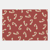 Levendig rood en groen kerstthema inpakpapier vel (Voorkant 2)