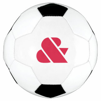 Levendig Rood Patroon Sportmateriaal Voetbal