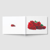 Levendig rood rozen gastenboek (Volledig)