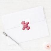 Levendig roze abstract sticker grafisch ontwerp (Envelop)