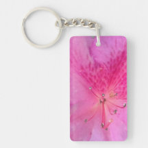 Levendig roze bloem acryl