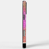 Levendig roze en groene slangenhuid ontwerp Case-Mate iPhone case (Achterkant / Rechts)