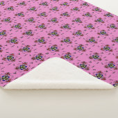 Levendig Roze Mandala Sherpa Deken (3/4)