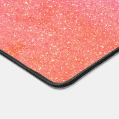 Levendig Roze & Perzik Gradient Desk Mat - Sparkli (Hoek)