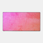 Levendig Roze & Perzik Gradient Desk Mat - Sparkli (Voorkant)