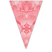 Levendig roze textielontwerp met ingewikkelde fl vlaggetjes (Derde vlag)