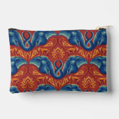 Levendig Safari wandtapijtpatroon - De Witte Lotus Etui (Achterkant)