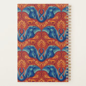 Levendig Safari wandtapijtpatroon - De Witte Lotus Planner (Achterkant)