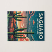 Levendig Saguaro Nationaal Park Legpuzzel (Horizontaal)