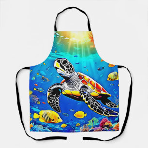 Levendig Schildpad Reef Leven Schort