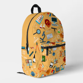 Levendig Science Design Perfect voor klasse en stu Bedrukte Rugzak