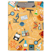 Levendig Science Design Perfect voor klasse en stu Klembord (Voorkant)