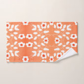 Levendig Sinaasappel en perzik Bad Handdoek (Handdoek)