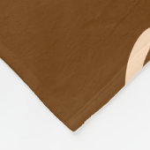 Levendig Sinaasappel Feeding Monarch Butterfly Pai Fleece Deken (Hoek)