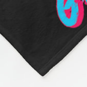Levendig skidesign met Grenoble-tekst ski Fleece Deken (Hoek)