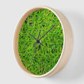 Levendig smaragdgroen grasveldgras (Hoek)